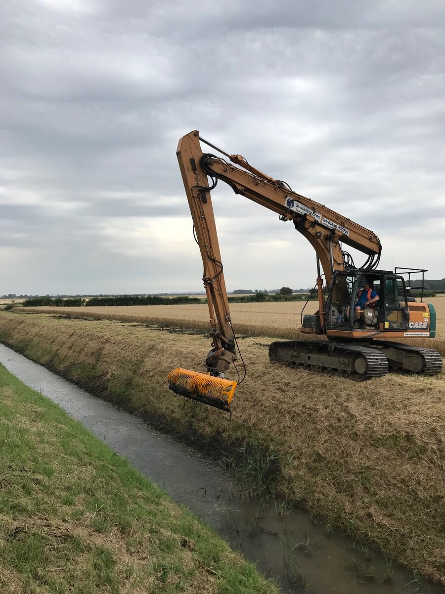 Culvert works undertaken under biosecurity controls
