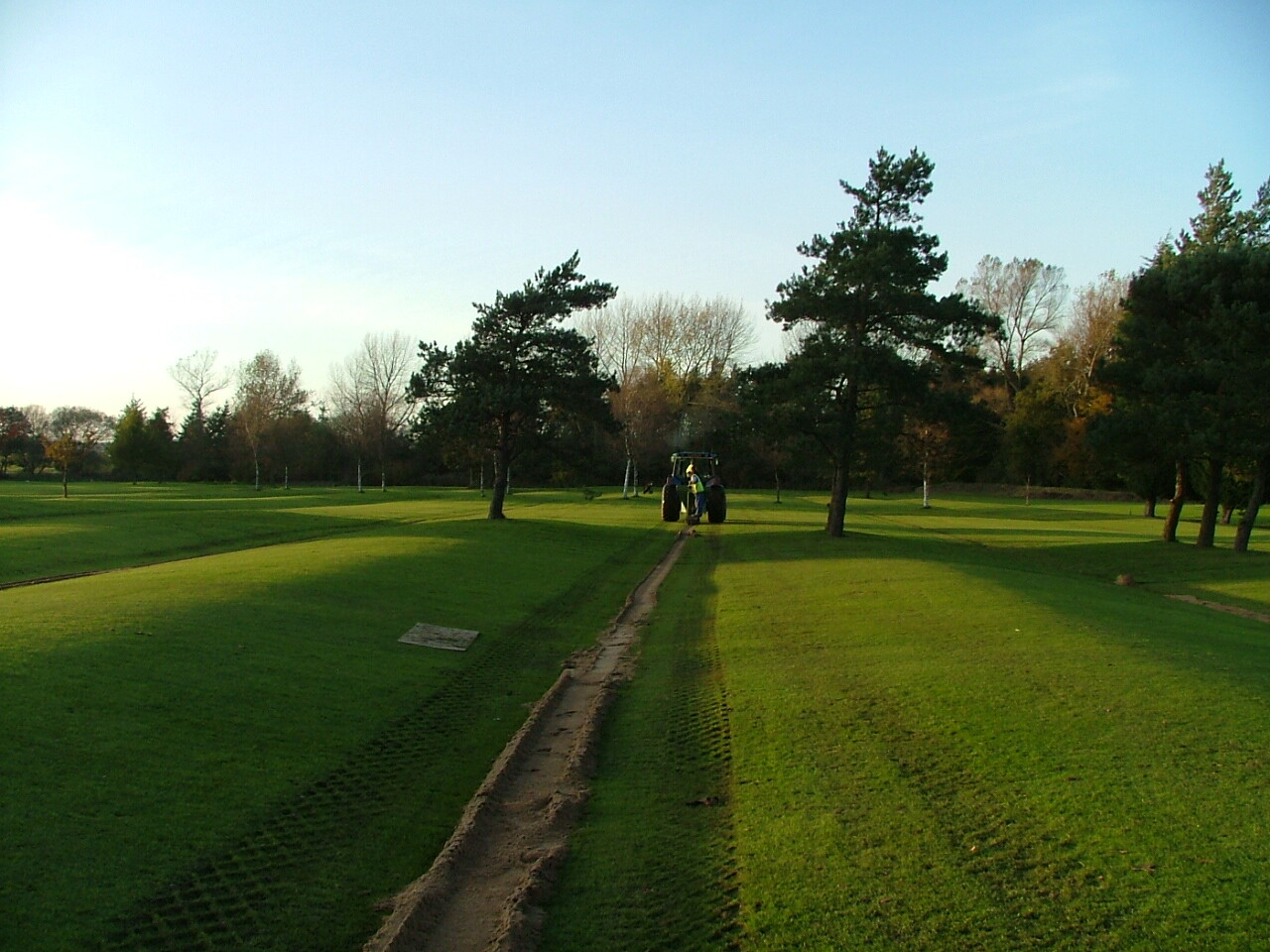Land drainage installation works at Driffield Golf Club