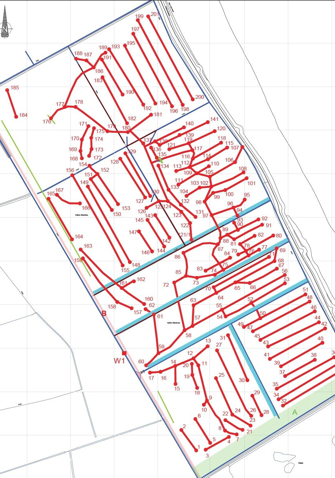 East Halton wet grassland site plan