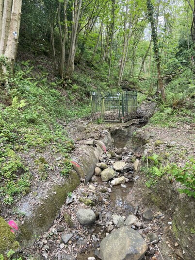 Watercourse protection measures at Midgey Gill