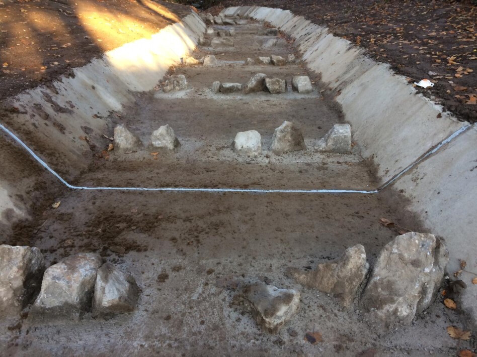 Completed watercourse works at Midgey Gill