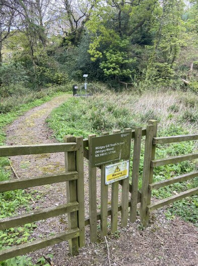 Midgey Gill access and watercourse works
