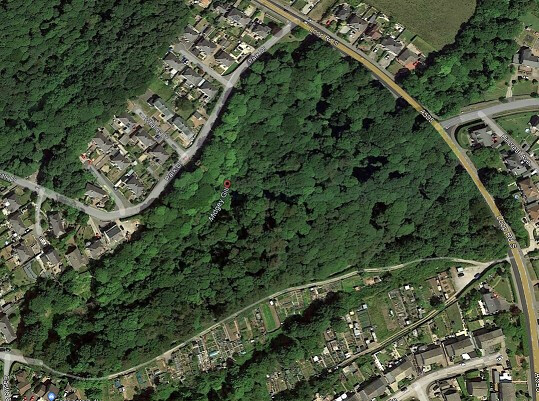 Midgey Gill watercourse diversion location plan