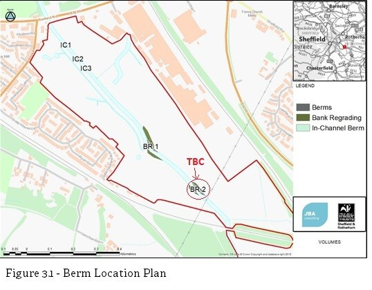 River Rother restoration location plan