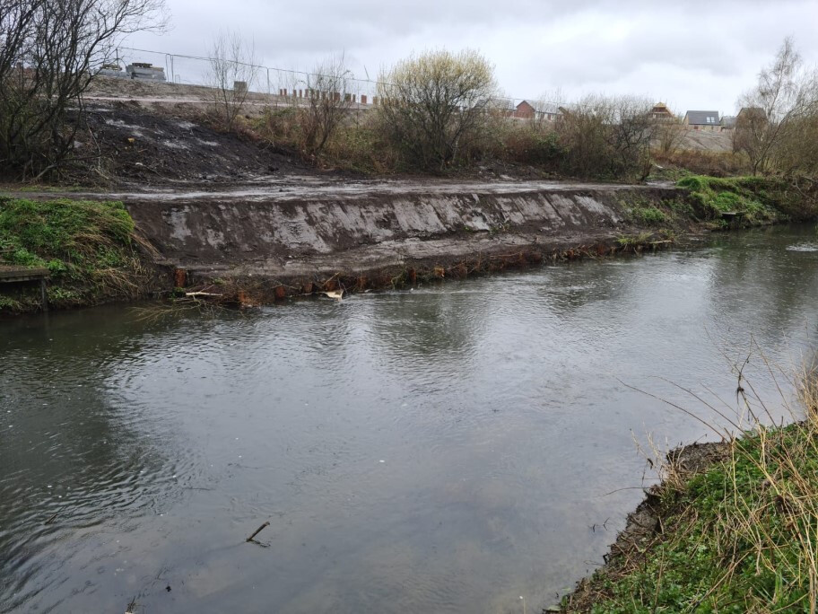 Riverbank restoration works at Treeton and Waverley
