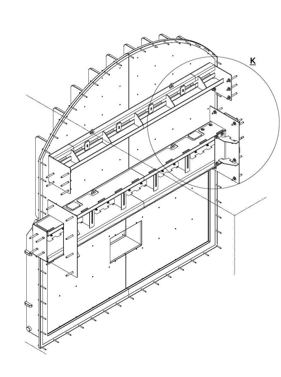 Cofferdam design drawing