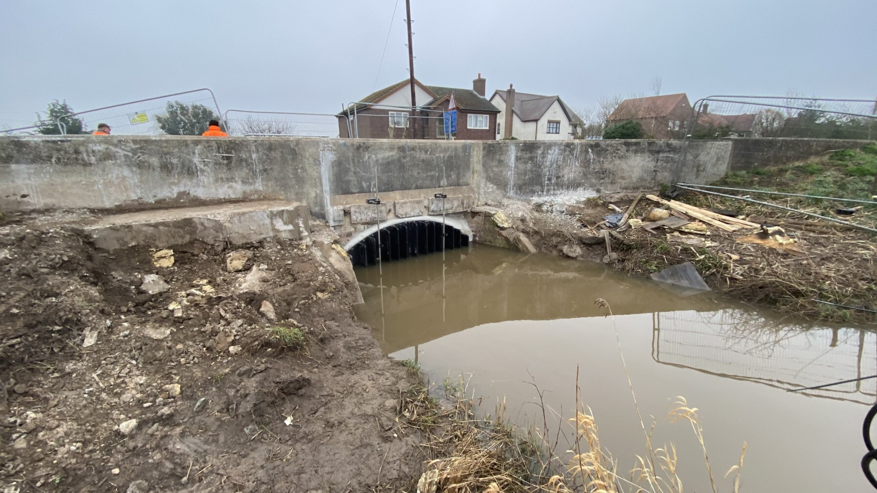 River Ouse watercourse and flood gate works
