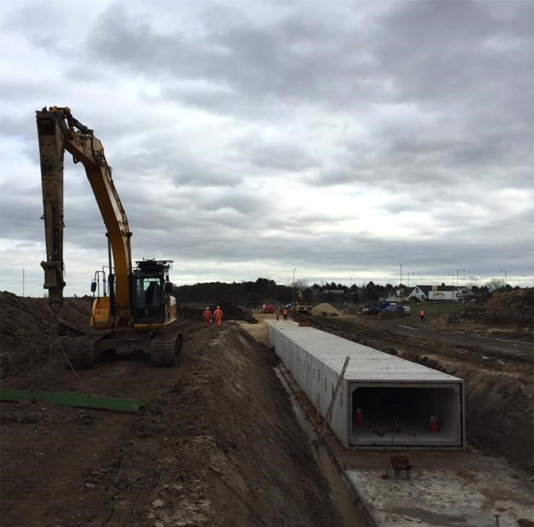 Watercourse Diversion for New Office Development